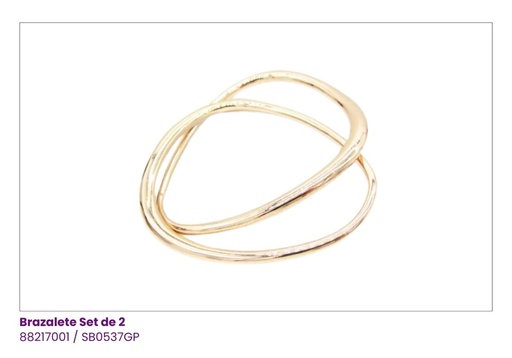 [SB0537GP] BRAZALETES PULSERAS SET DE 2