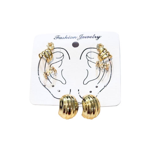 [EAR6499295] ARGOLLAS Y EAR CUFF SET 