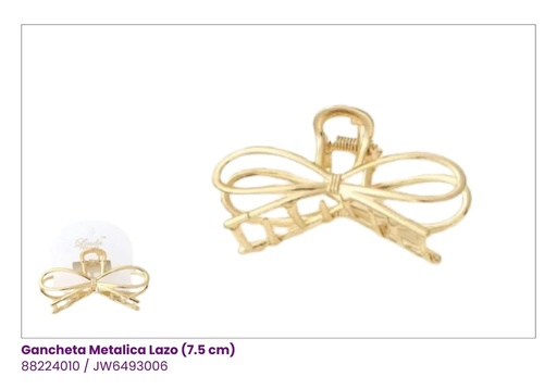 [JW6493006] GANCHETAS METALICAS LAZO