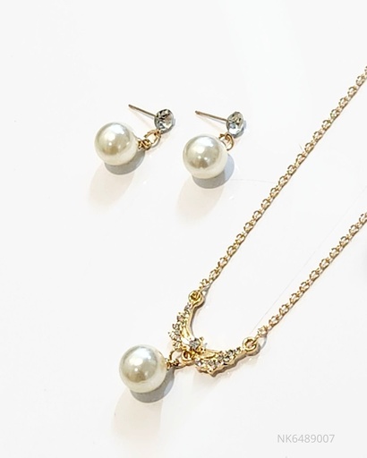 [NK6489007] COLLARES CADENA PERLA