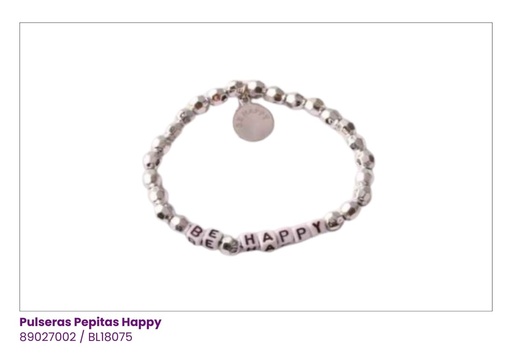 [BL18075] PULSERAS PEPITAS HAPPY 