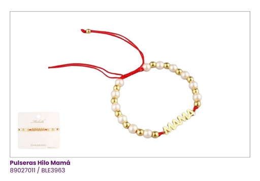 [BLE3963] PULSERA HILO BALIN MADRE 