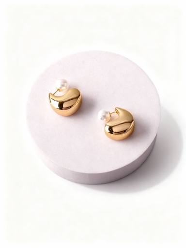 [ER38346] ZARCILLOS DOBLE PERLA