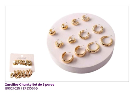 [ERE3057G] ARGOLLA SET DE 6