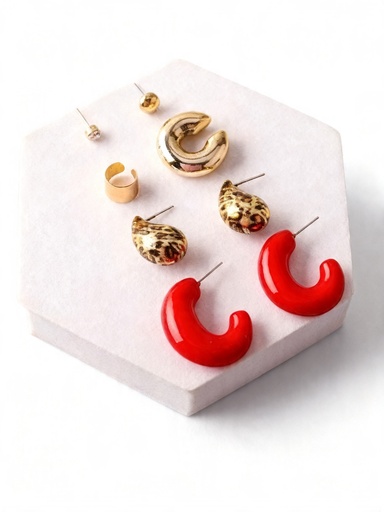 [ERE3067] ZARCILLOS GOTAS SET 