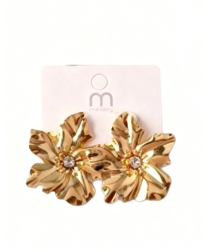 [ERE38040GS] ZARCILLOS FLOR