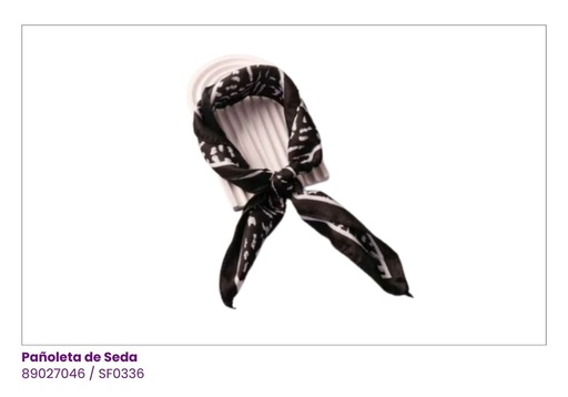 [SF0336] PAÑUELOS DE SEDA ANIMAL PRINT (PAÑOLETAS)