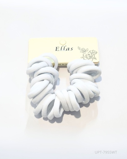 [UPT-7955WT] COLAS LYCRA BLANCAS SET DE 30 (3.5 CM)