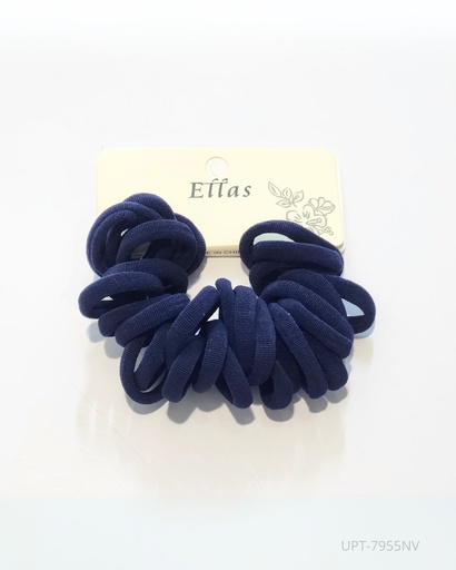 [UPT-7955NV] COLAS LYCRA AZUL ESCOLAR SET DE 30 (3.5 CM)