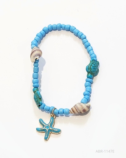 [ABR-1147E] PULSERAS ESTRELLA DEL MAR COLORES