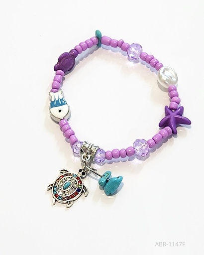[ABR-1147F] PULSERAS TORTUGA COLORES