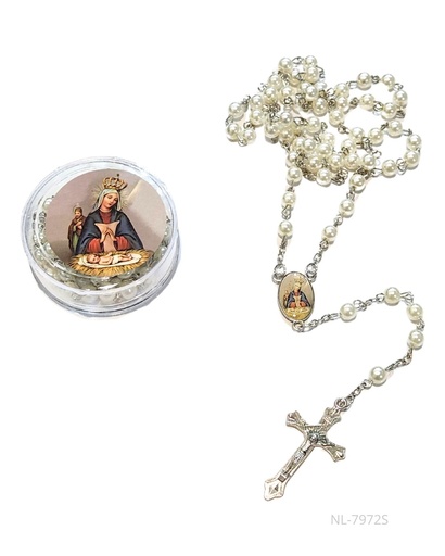 [NL-7972S] ROSARIOS REDONDO VIRGEN DEL CARMEN