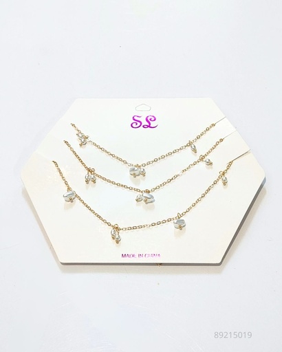 [NL-6545] COLLARES NACAR SET DE 3