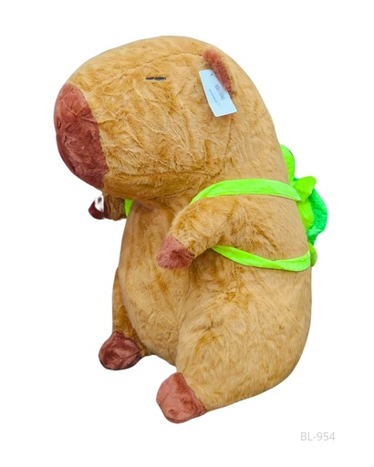 [BL-954] PELUCHES CAPYBARA BOLSO TORTUGA MEDIANA (55 CM)