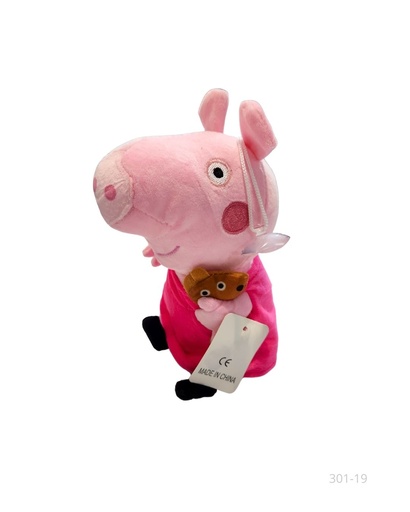 [301-19] PELUCHES PEPPA PIG PEQUEÑO CON CHUPON (20 CM)