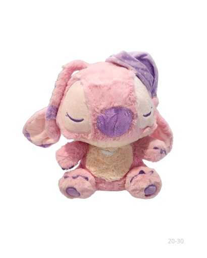 [20-30] PELUCHES ANGELA CON GORRO LILO Y STITCH PEQUEÑO (25 CM)
