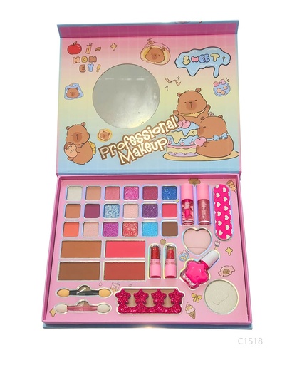 [RZ-454] MAQUILLAJE CAPYBARA SET PARA NIÑAS (C1518)