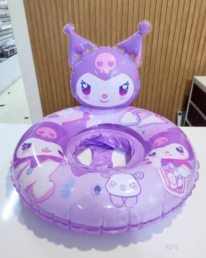 [FD-5] SALVAVIDAS FLOTADORES SANRIO DE NIÑA (KUROMI- MY MELODY)