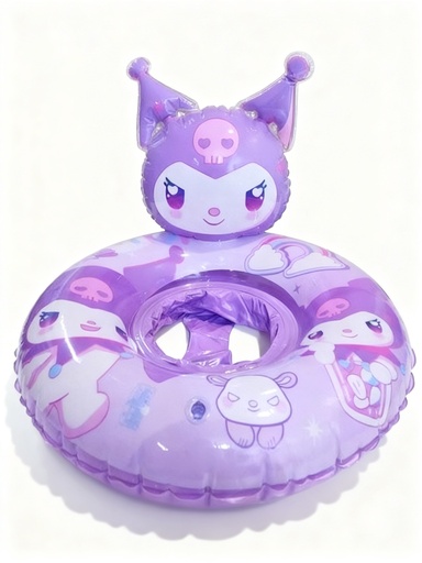 [FD-5] SALVAVIDAS FLOTADORES SANRIO DE NIÑA (KUROMI- MY MELODY)