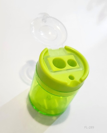 [FL-289] SACAPUNTAS DOBLE CON DEPOSITO 