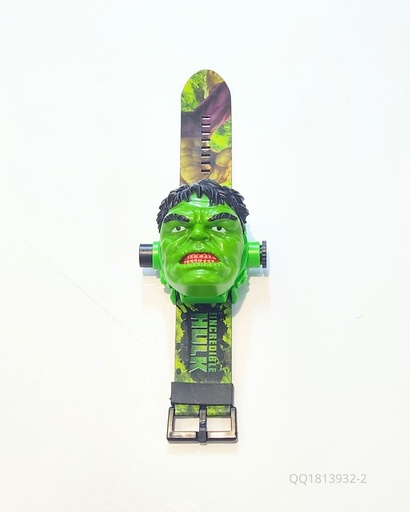 [QQ1813932-2] RELOJ PROYECTOR HULK 