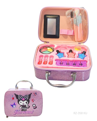 [RZ-358 KU] MAQUILLAJE KUROMI MALETA SET PARA NIÑAS (copia)