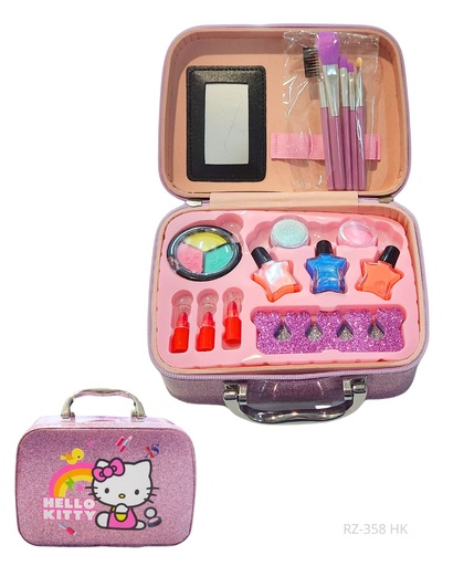 [RZ-358 HK] MAQUILLAJE HELLO KITTY MALETA SET PARA NIÑAS (copia)