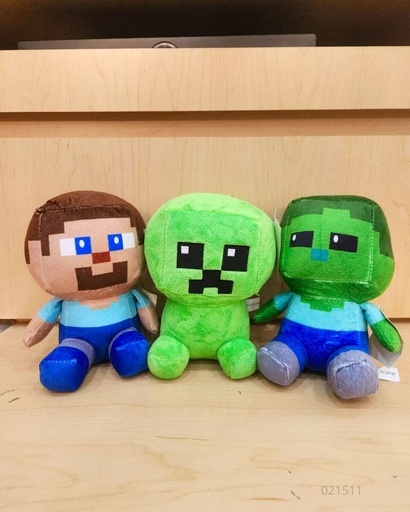 [021511] PELUCHES MUÑECOS MINECRAFT PEQUEÑOS (15 CM)