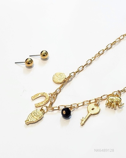 [NK6489128] COLLARES CHARMS BUHO
