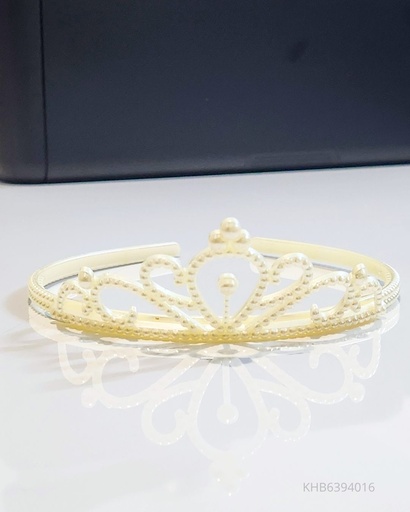 [KHB6394016] DIADEMA CORONA PERLA NIÑA