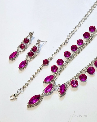 [NKL-6442S] COLLARES FINO STRASS COLORES (NKL-6442S)