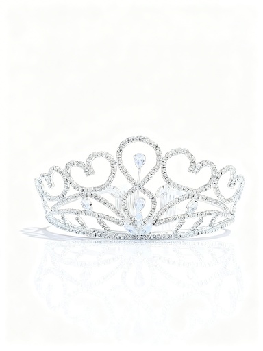 [HHL-6693S] TIARAS CORONAS PLATEADA (HHL-6693S)