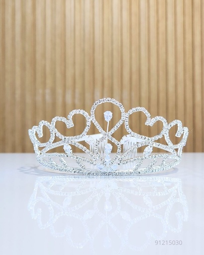 [HHL-6693S] TIARAS CORONAS PLATEADA (HHL-6693S)