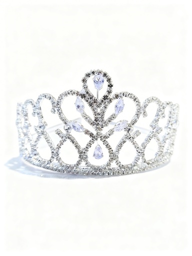[HHL-6694S] TIARAS CORONAS PLATEADA (HHL-6694S)