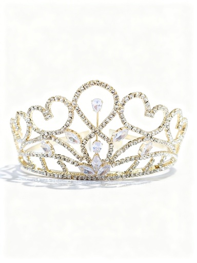 [HHL-6693G] TIARAS CORONAS DORADA (HHL-6693G)