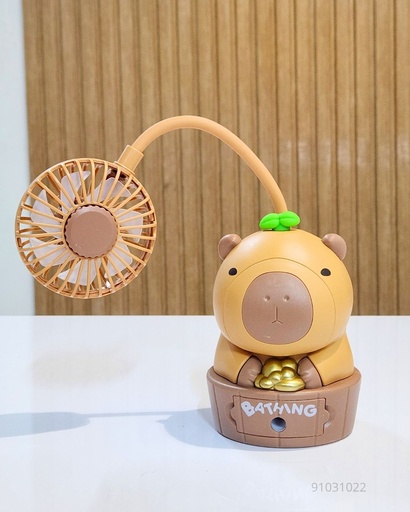 [KNV-8961] VENTILADORES CAPYBARA CON SACAPUNTAS