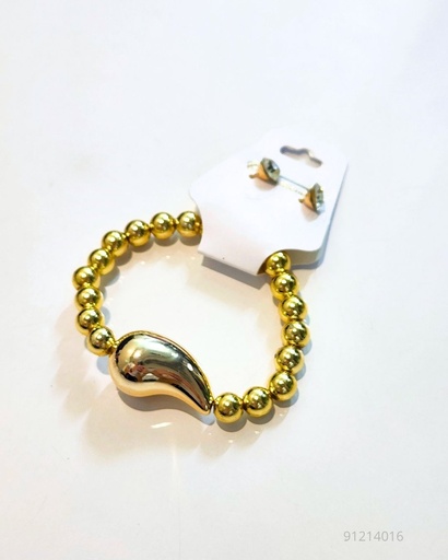 [RBT-2084GS] PULSERAS BALINES GOTA