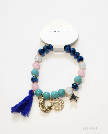 [RBT-1700R] PULSERAS PENACHO ESTRELLAS