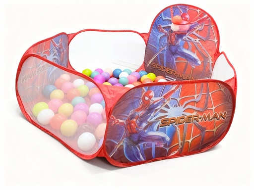 [RZ-477] CARPAS PISCINA PELOTAS SPIDERMAN (120X38 CM)