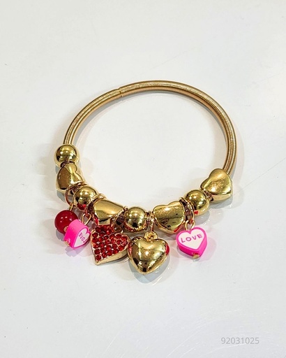 [YBT-5283] PULSERAS PANDORAS CORAZON