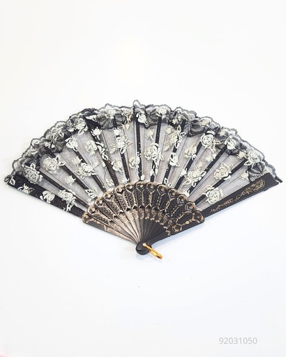 [KNV-0469] ABANICOS ENCAJE ROSAS