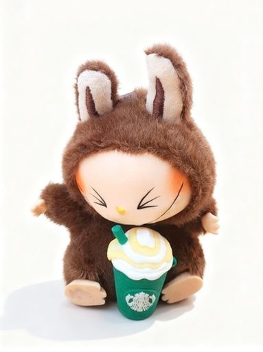 [RZ597] LLAVERO LABUBU STARBUCKS COLECCIONABLE 