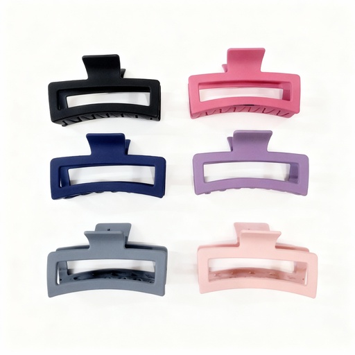 [QW2165E] GANCHETA CUADRADA COLORES MATE