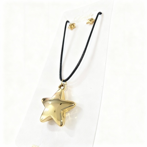 [NK6389064] COLLAR CUERINA ESTRELLA