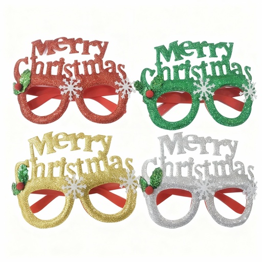 [HL-8647] LENTES NAVIDAD MERRY CHRISTMAS