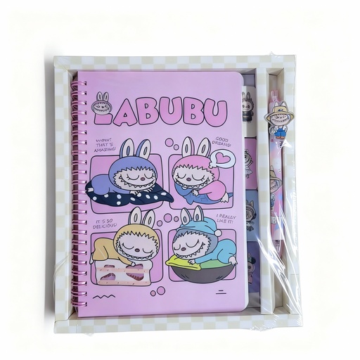 [LH-LBB-1203] LIBRETA LABUBU CON BOLIGRAFO