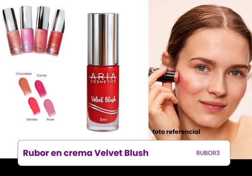 [RUBOR3] RUBOR VELVET EN CREMA