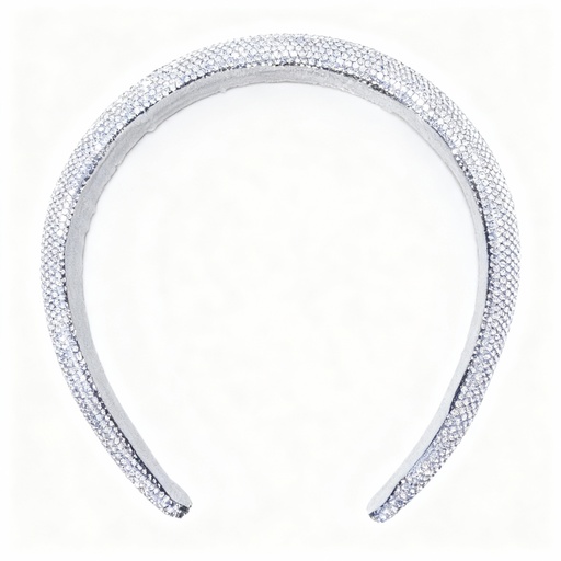 [MS-512] CINTILLO BRILLANTE PLATEADO