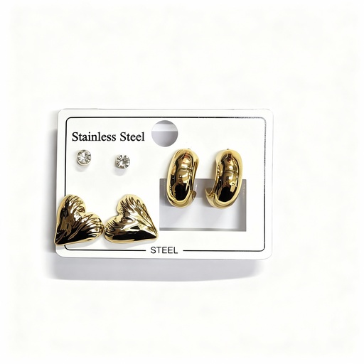 [TP-13] ZARCILLO TOPITOS GOTA CORAZON X3