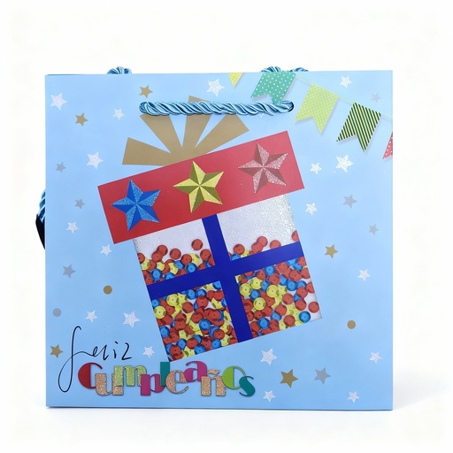 [BL2138XS-1] BOLSA DE REGALO PQ FELIZ CUMPLEAÑOS